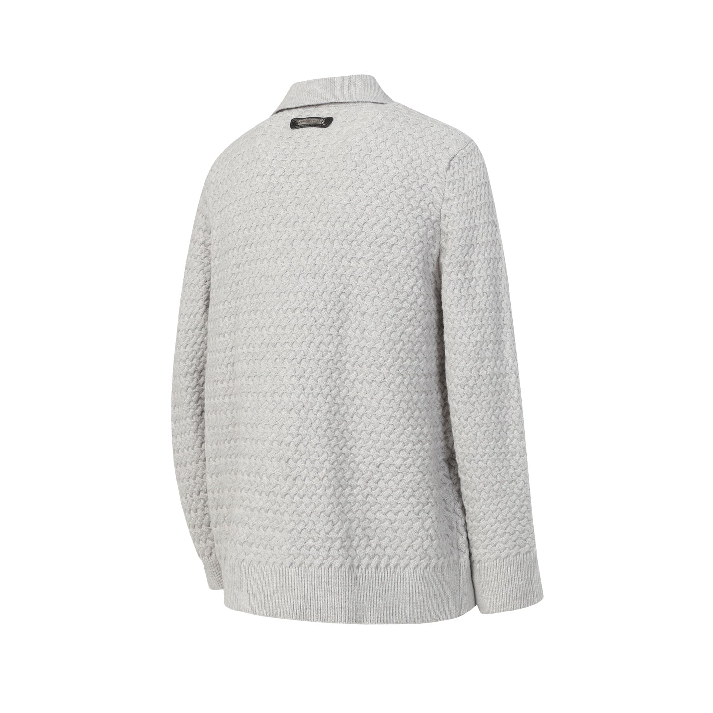 Chrome Hearts Gothic Cross Knit Cardigan - Black Grey Streetwear Jacket 904